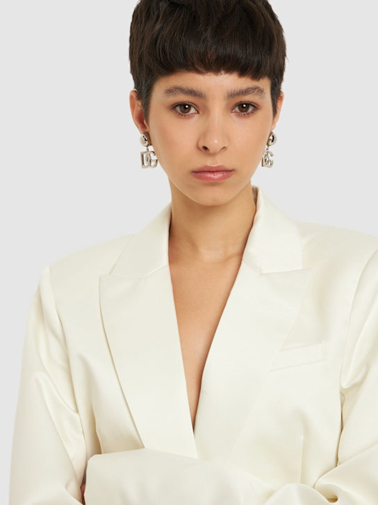 Dolce&Gabbana: DG Pop clip-on earrings - women_1 | Luisa Via Roma