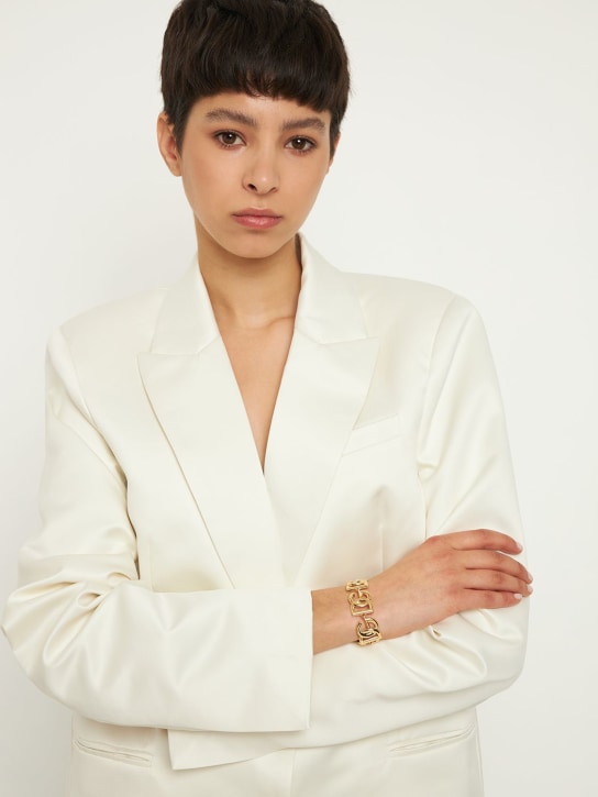 Dolce&Gabbana: Multi DG Pop chain bracelet - Gold - women_1 | Luisa Via Roma