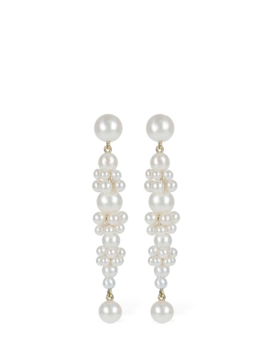 Sophie Bille Brahe: Grand Escalier de La Reine pearl earring - Pearl - women_0 | Luisa Via Roma