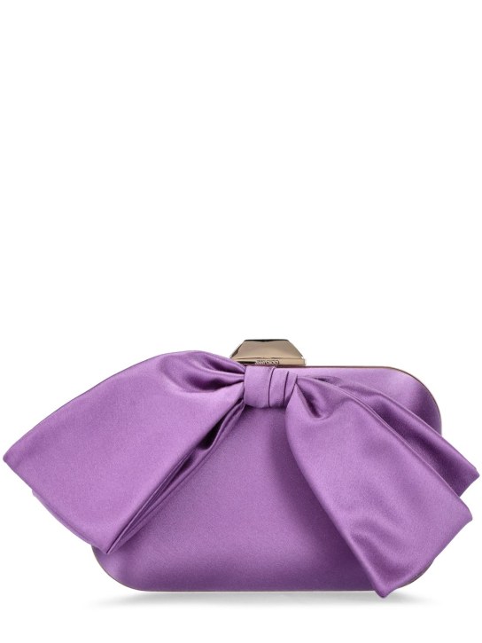 Jimmy Choo: Cloud satin clutch - women_0 | Luisa Via Roma