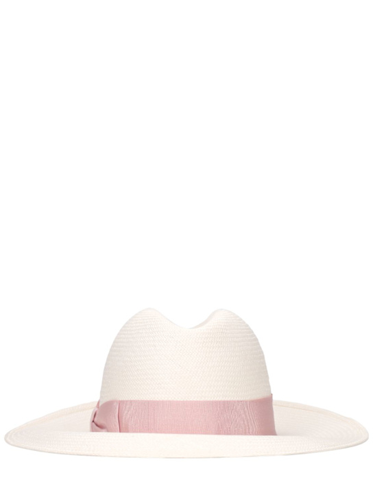 Borsalino: Claudette fine straw panama hat - women_0 | Luisa Via Roma