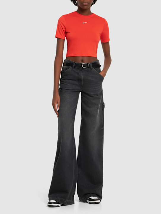 Nike: T-shirt cropped - women_1 | Luisa Via Roma