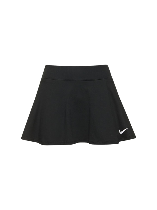 Nike: Jupe de tennis Flouncy - Noir - women_0 | Luisa Via Roma