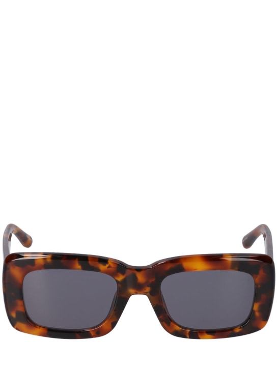 The Attico: Marfa squared acetate sunglasses - T-shell/Blue - women_0 | Luisa Via Roma