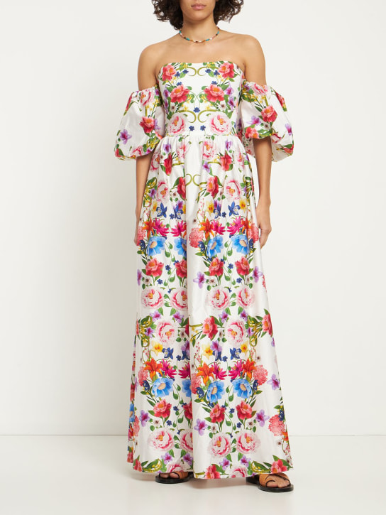 Borgo De Nor: Vestito Juliet in cotone stampato - Multicolore - women_1 | Luisa Via Roma