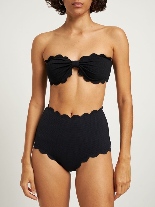 Marysia: Haut de bikini bandeau Antibes - Noir - women_1 | Luisa Via Roma