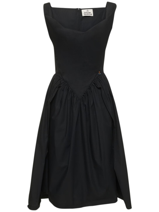 Vivienne Westwood: Sunday cotton poplin dress - women_0 | Luisa Via Roma