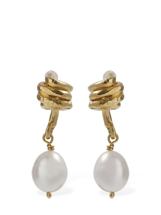 Alighieri: The Celestial Raindrop pearl earrings - women_0 | Luisa Via Roma