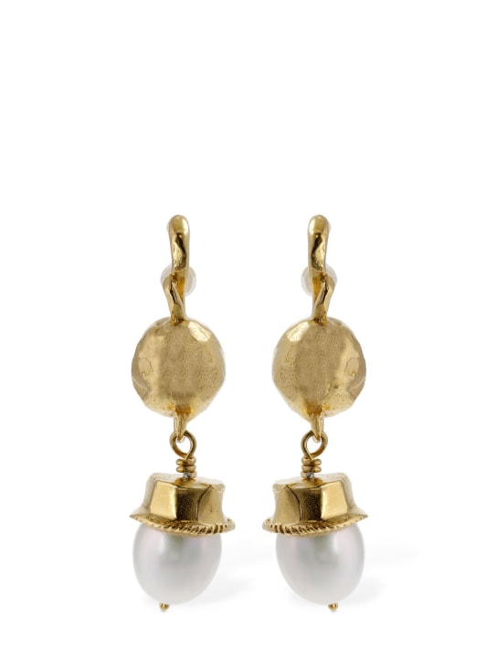 Alighieri: The Return To Innocence pearl earrings - Gold/Pearl - women_0 | Luisa Via Roma