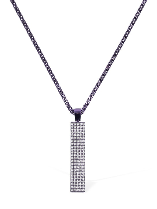 EÉRA: 18kt & diamond Long Beach necklace - Purple - women_0 | Luisa Via Roma