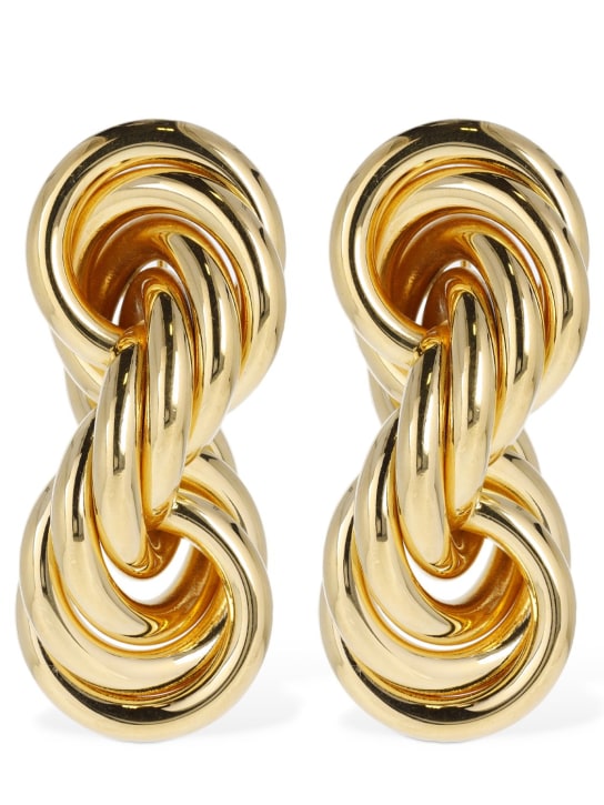 Jil Sander: Freedom 1 stud earrings - Oro - women_0 | Luisa Via Roma
