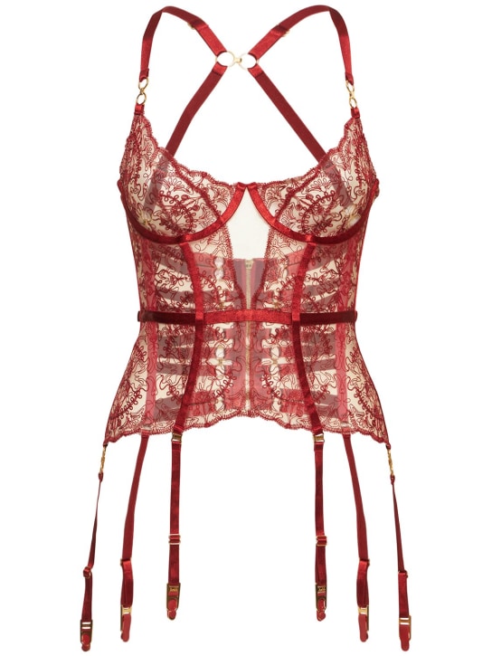 Cymatic Basque Corset Bra - Bordelle - Women | Luisaviaroma