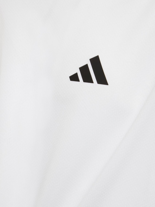 adidas Performance: T-shirt à 3 bandes Base - Blanc - men_1 | Luisa Via Roma