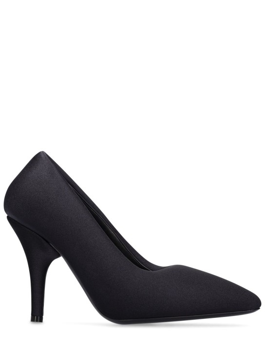 Balenciaga: 110毫米XL弹性纤维高跟鞋 - 黑色 - women_0 | Luisa Via Roma