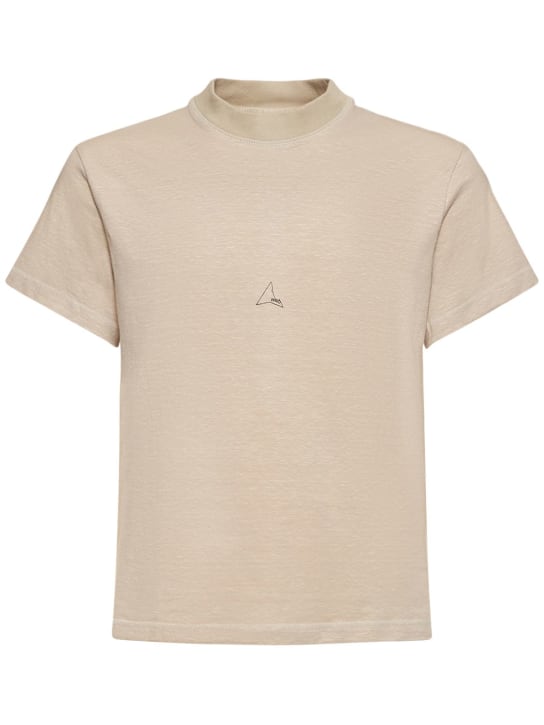 Roa: Logo T恤 - 沙色 - men_0 | Luisa Via Roma