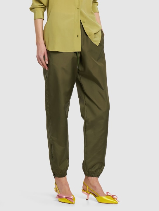 Roger Vivier: 55mm Virgule Bow satin pumps - Yellow/Pink - women_1 | Luisa Via Roma