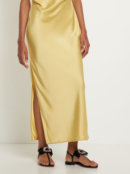 Alexandre Birman: 10mm Maddie patent leather & suede flats - Black - women_1 | Luisa Via Roma