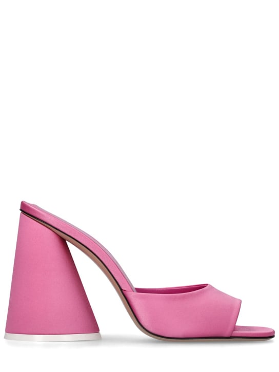 The Attico: 105mm Luz poly sandals - Fuchsia - women_0 | Luisa Via Roma