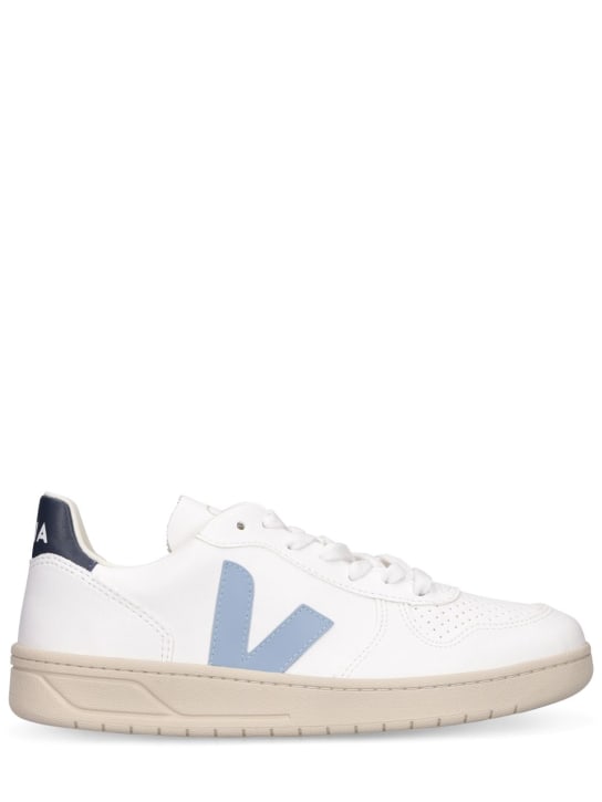 Veja: V-10 faux leather sneakers - White - women_0 | Luisa Via Roma