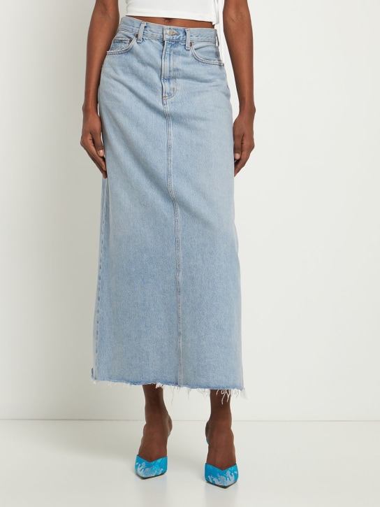 Iindaco: 95mm Carmen 새틴 뮬 - 라이트 블루 - women_1 | Luisa Via Roma