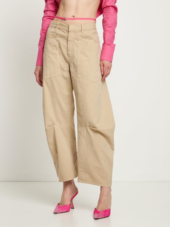 Iindaco: 95毫米Carmen绸缎穆勒鞋 - 粉色 - women_1 | Luisa Via Roma