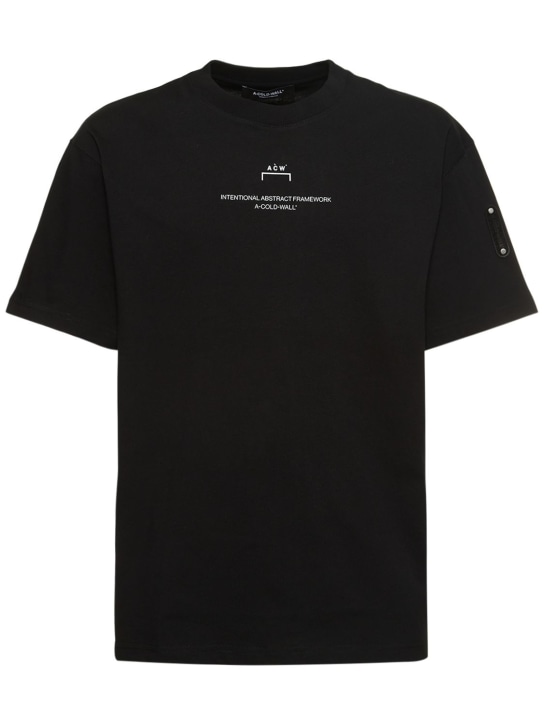 A-COLD-WALL*: Brutalist print cotton jersey t-shirt - men_4 | Luisa Via Roma