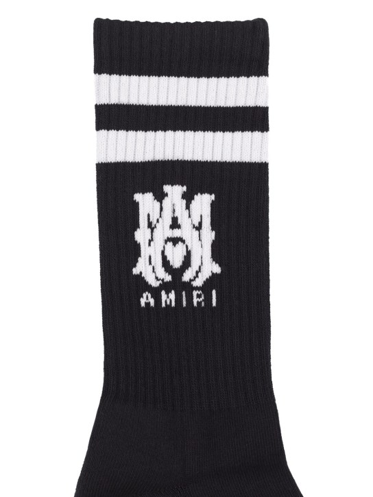 Amiri: Ribbed MA socks - men_1 | Luisa Via Roma