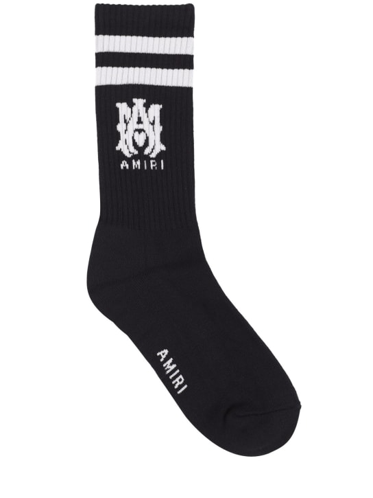 Amiri: Ribbed MA socks - men_0 | Luisa Via Roma