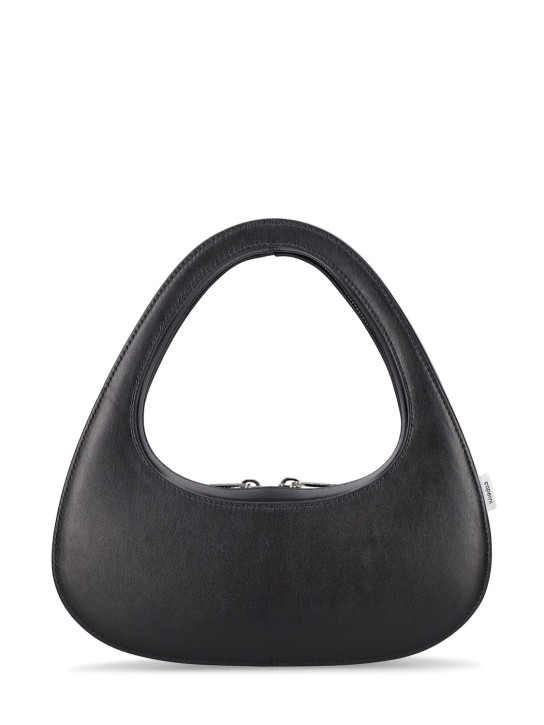 Coperni: Swipe leather bag - Black - women_0 | Luisa Via Roma