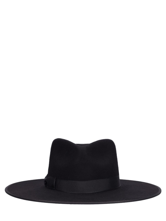 LACK OF COLOR: Noir rancher wool hat - Black - women_0 | Luisa Via Roma