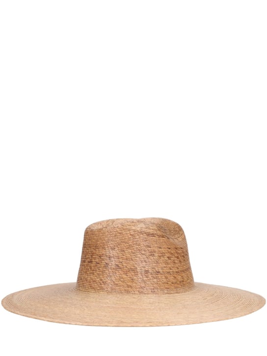LACK OF COLOR: Palma wide fedora hat - Natural - women_5 | Luisa Via Roma