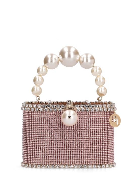 Rosantica: Holli Luce embellished top handle bag - Pembe - women_0 | Luisa Via Roma