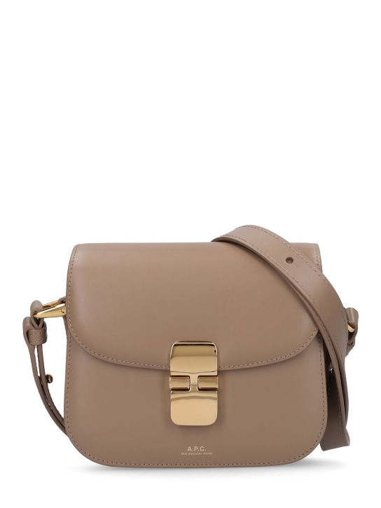 A.P.C.: Mini Grace leather shoulder bag - women_0 | Luisa Via Roma