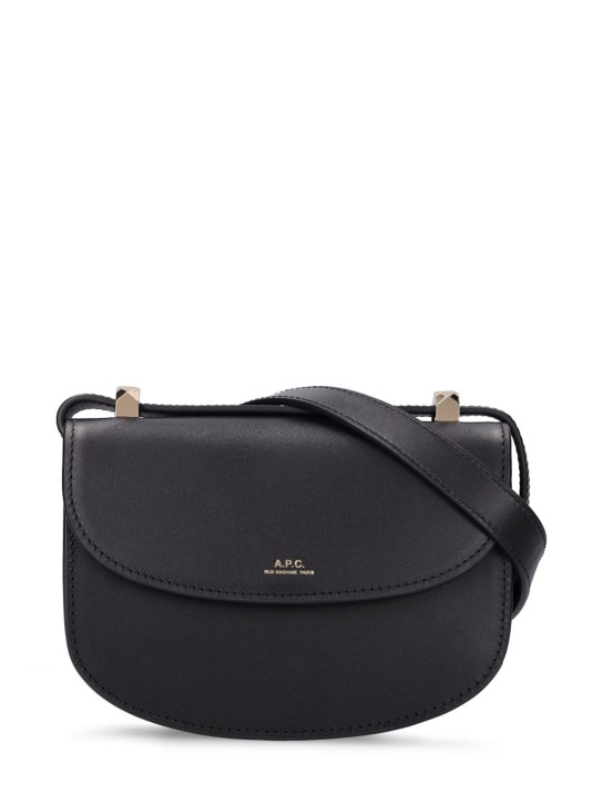 A.P.C.: Mini Genève leather shoulder bag - women_0 | Luisa Via Roma