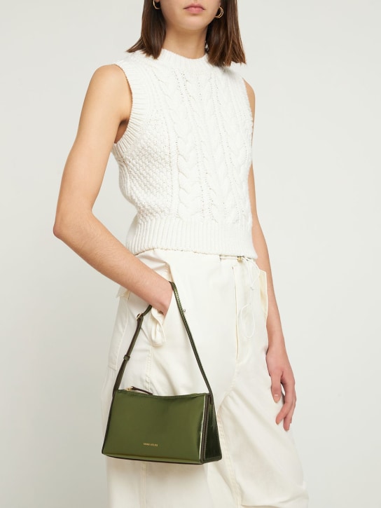Manu Atelier: Mini Prism leather shoulder bag - women_1 | Luisa Via Roma