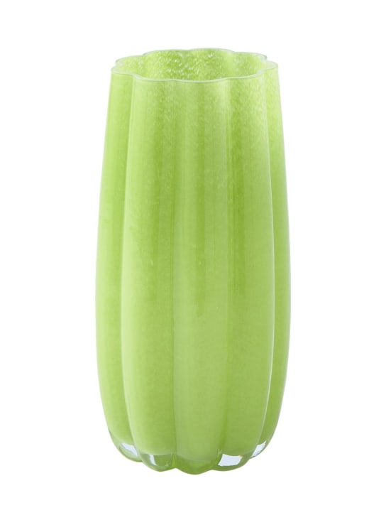 Polspotten: Vase moyen en verre Melon - Vert - ecraft_0 | Luisa Via Roma