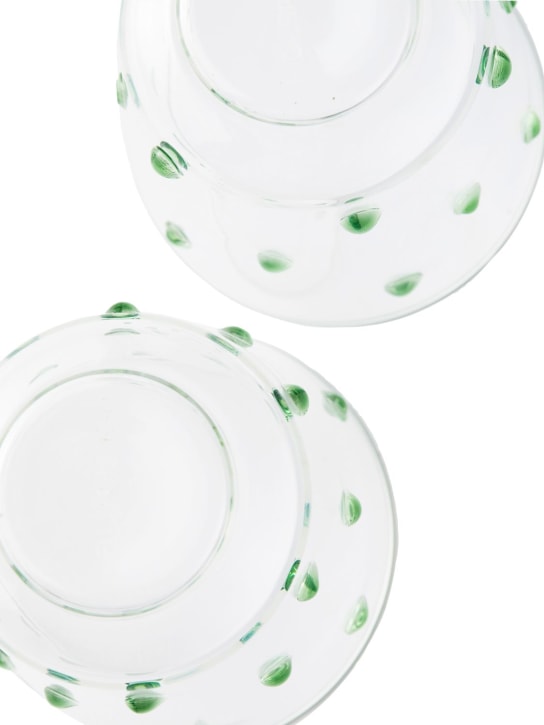 Polspotten: Set of 2 Nob glass tumblers - ecraft_1 | Luisa Via Roma