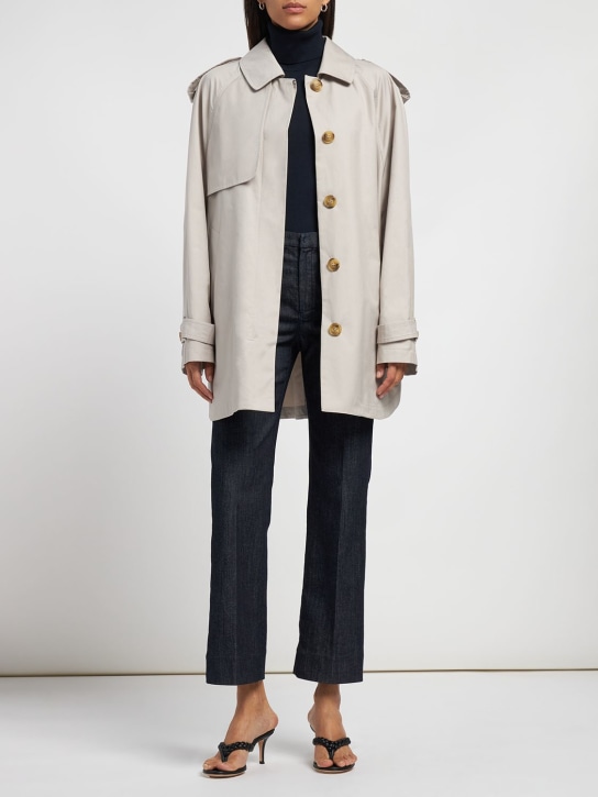 Max Mara: GTrench防水斜纹大衣 - women_1 | Luisa Via Roma