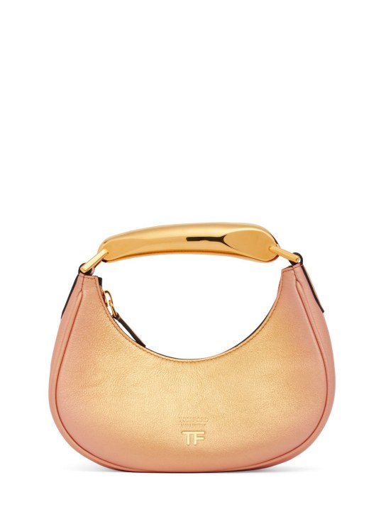 Tom Ford: Mini Bianca laminated top handle bag - women_0 | Luisa Via Roma