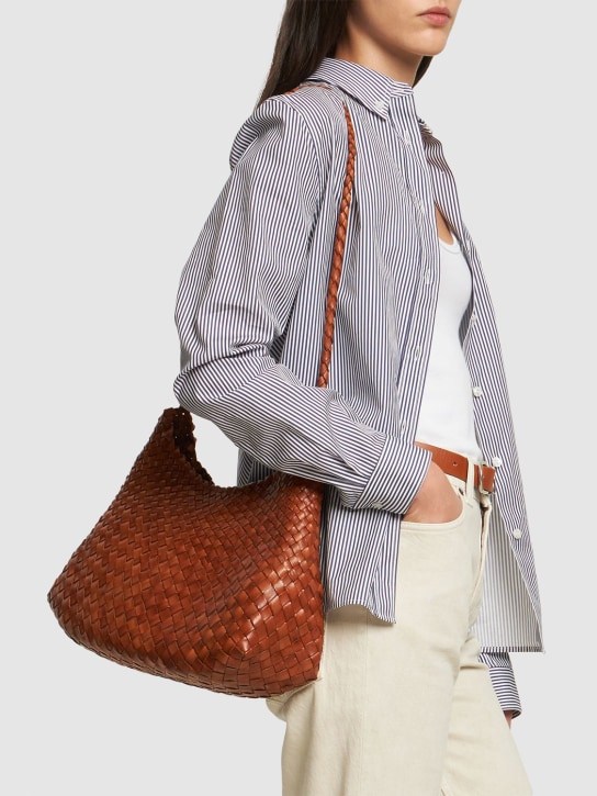 Dragon Diffusion: Santa Rosa handwoven leather tote bag - women_1 | Luisa Via Roma
