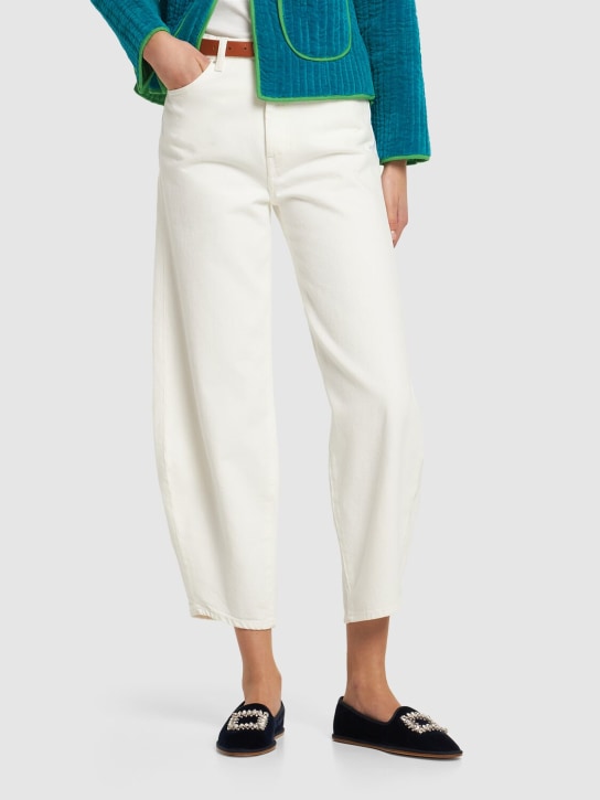 Roger Vivier: Friulane ベルベットローファー 10mm - ブルー - women_1 | Luisa Via Roma