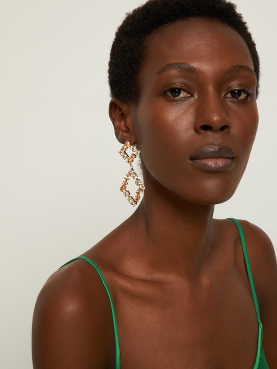 Rosantica: Sophia crystal drop earrings - women_1 | Luisa Via Roma