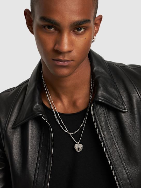 Emanuele Bicocchi: Wings charm necklace - men_1 | Luisa Via Roma