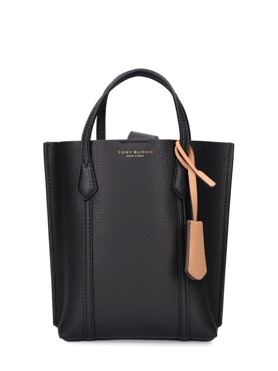 Tory Burch: Mini Perry N/S top handle bag - Black - women_0 | Luisa Via Roma
