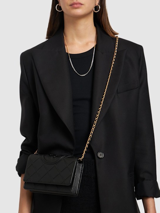 Tory Burch: Fleming soft leather shoulder bag - women_1 | Luisa Via Roma