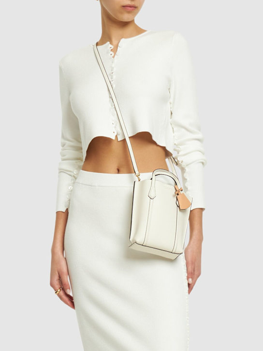Tory Burch: Mini Perry leather top handle bag - women_1 | Luisa Via Roma