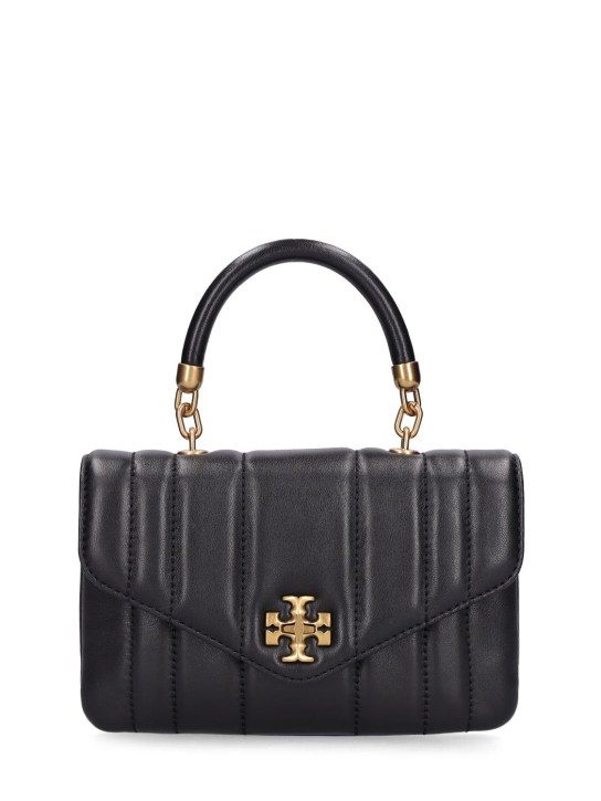 Tory Burch: Mini Kira leather top handle bag - women_0 | Luisa Via Roma