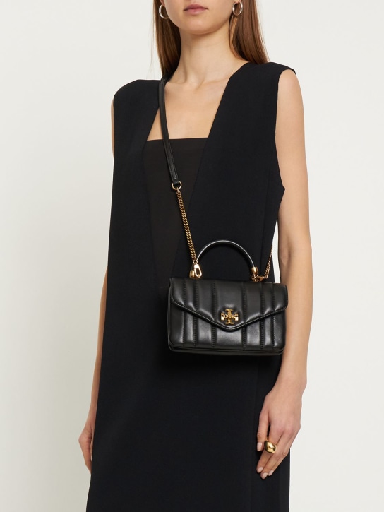Tory Burch: Mini Kira leather top handle bag - women_1 | Luisa Via Roma