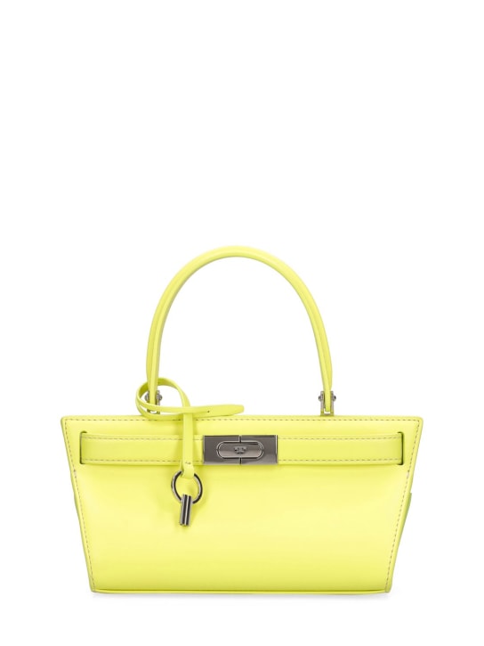 Tory Burch: Petite Lee Radziwill leather bag - Blazing Yellow - women_0 | Luisa Via Roma