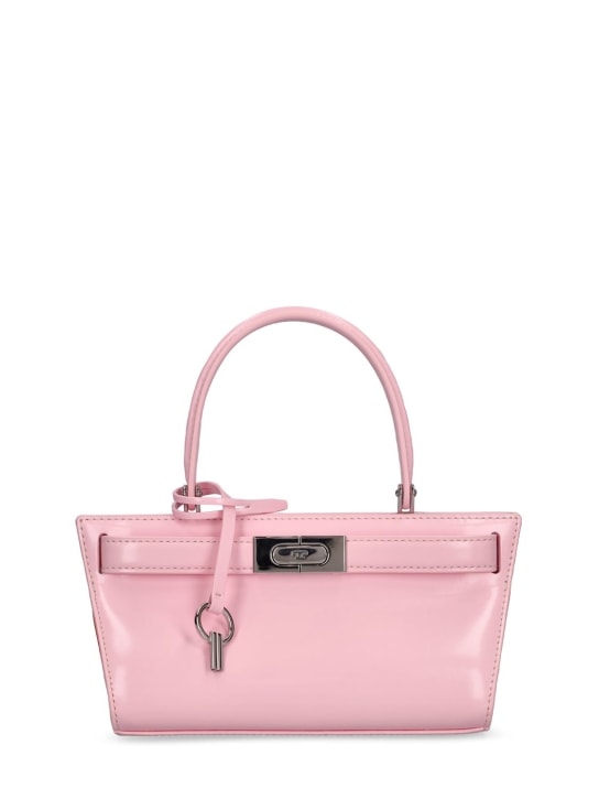 Tory Burch: Petite Lee Radziwill leather bag - Pink Plie - women_0 | Luisa Via Roma